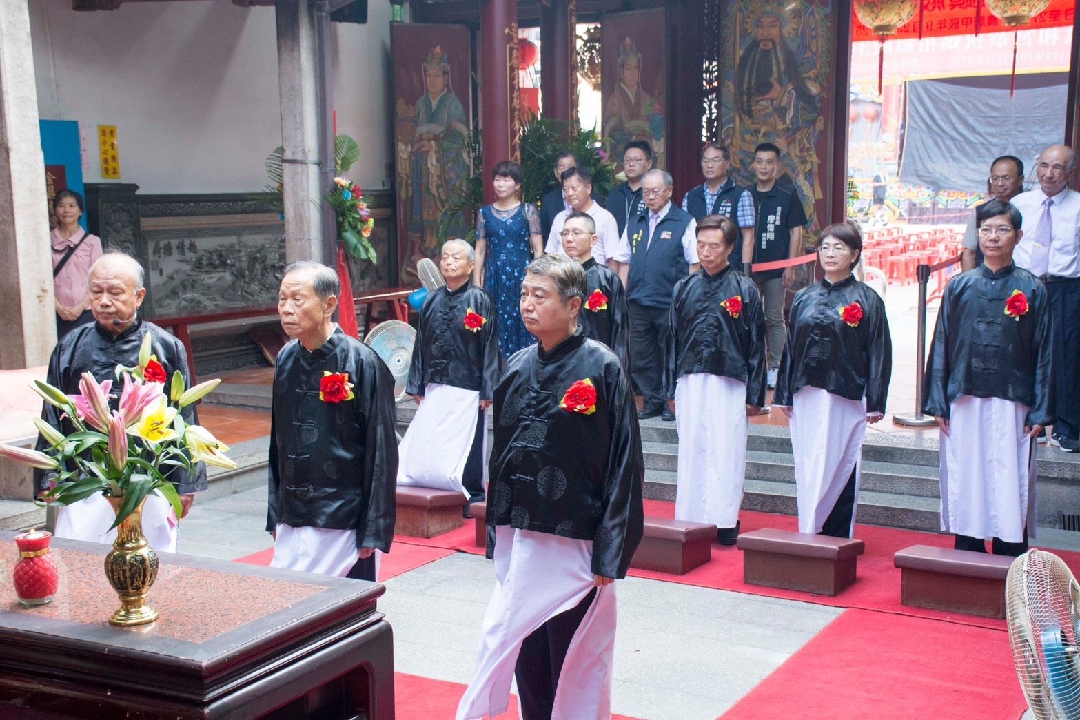 萬和宮恭祝媽祖鎮殿340週年慶三獻禮祭典盛況。