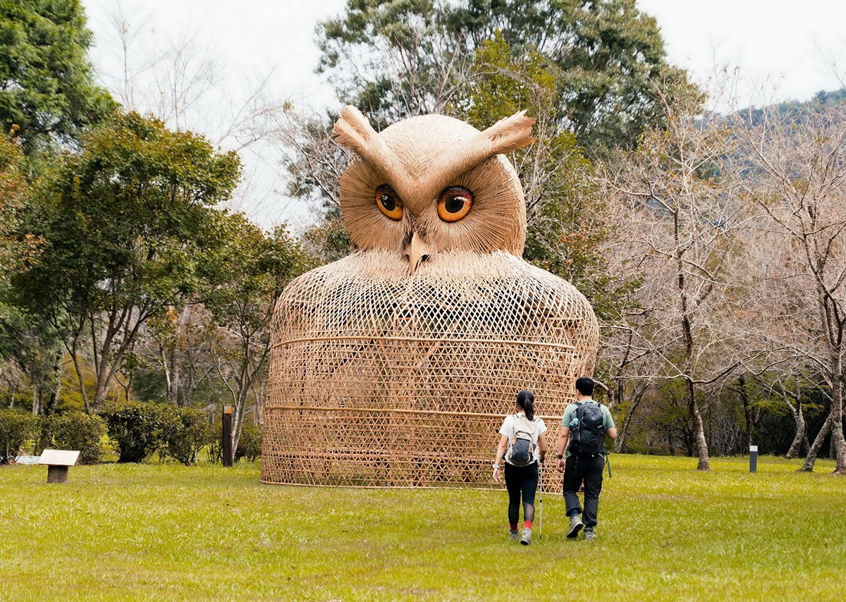 奧萬大國家森林遊樂區今年迎來第三十年，特別舉辦「奧萬大竹夢30」竹編裝置藝術