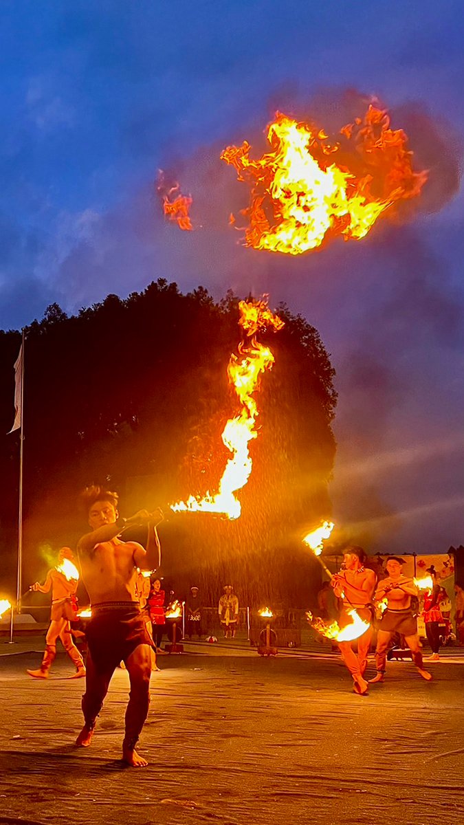 夜間大型表演「夜舞祭」有口碑爆表的火舞表演