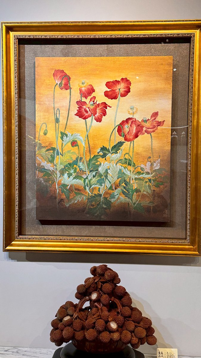 張若琳膠彩個展《蘩花》登場 三義山林間共賞花韻之美 4 line oa chat 250604 205603