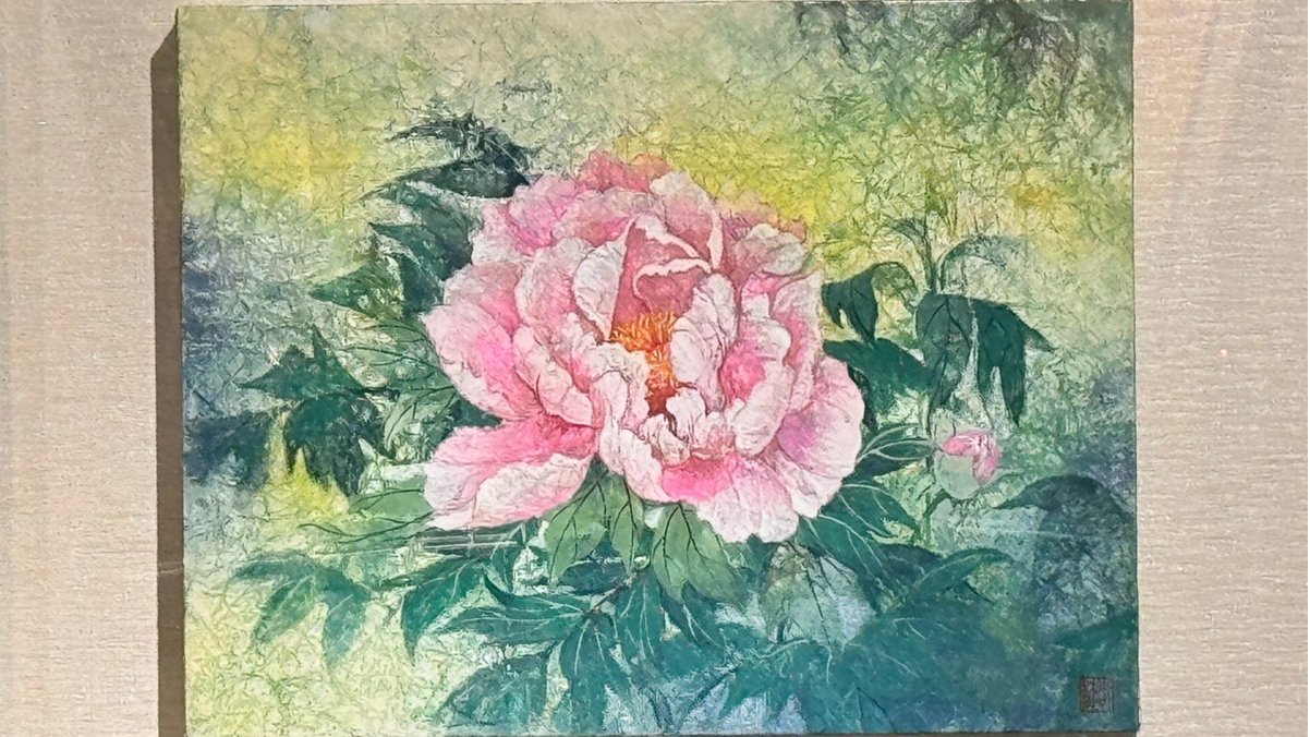 張若琳膠彩個展《蘩花》登場 三義山林間共賞花韻之美 5 line oa chat 250604 205606