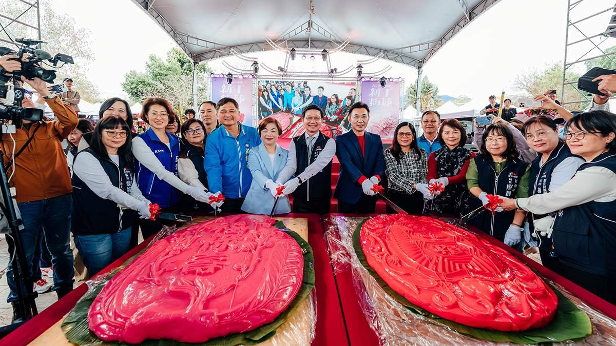 2026台中東勢新丁粄節登場 120斤超級新丁粄吸睛 FOCASA首進山城掀高潮 1 jiangzhuweidaibiaoshizhangdaibiaoyuguibinyitongcan