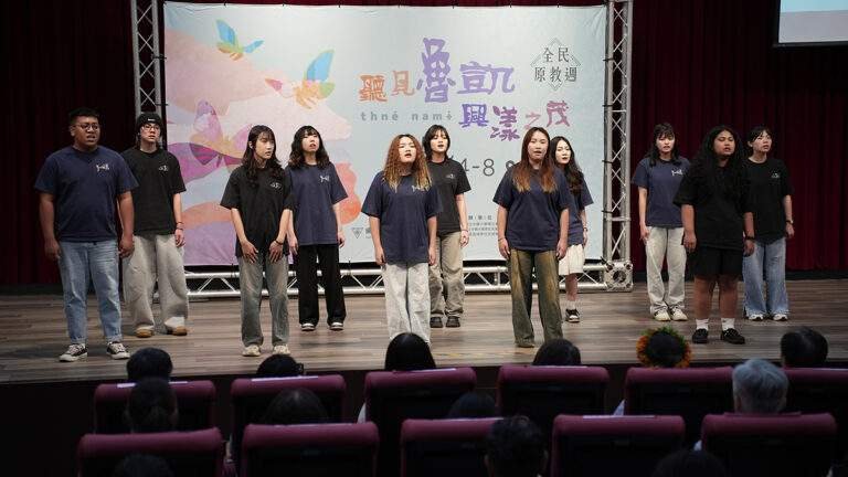 興大辦全民原教週展 展演體驗深化原民文化理解 5 lukaizuchuantonggeyaobiaoyan