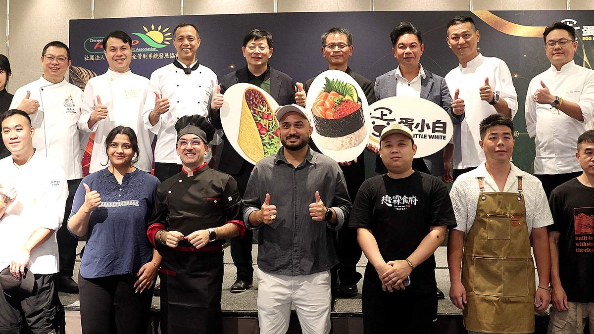 10國主廚運用蛋小白雞蛋干巧手料理，展現各國特色風味與飲食文化。